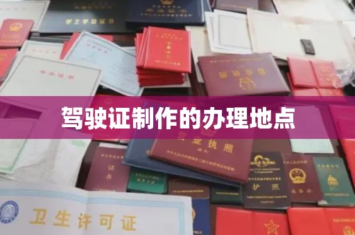 鄂温驾驶证制作的办理地点